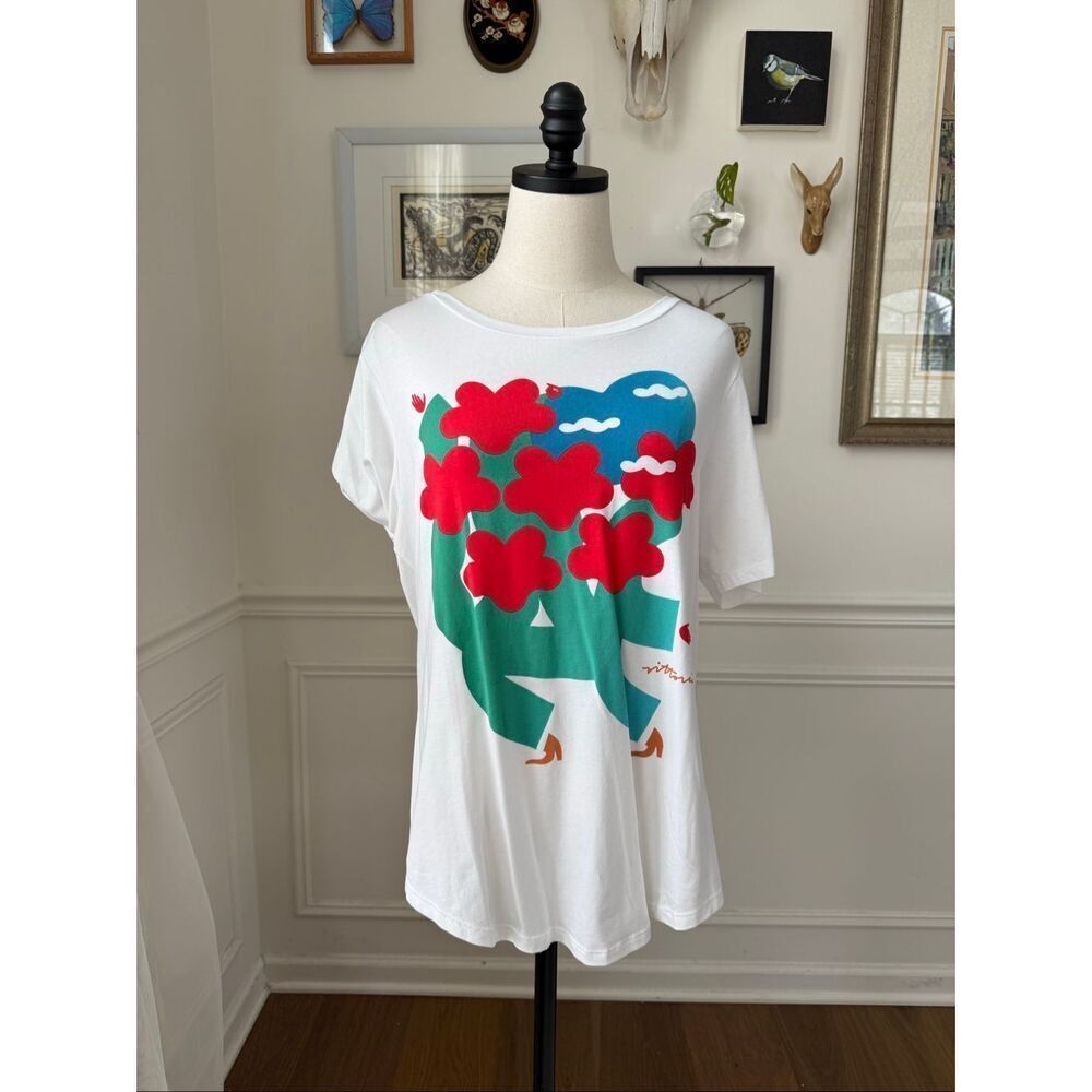 NWT Universal Standard Round Neck Tshirt Tee TRex Print XS 10 12 L